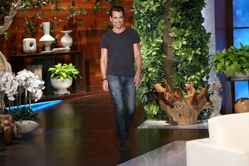 Colin Farrell, The Ellen DeGeneres Show Colin Farrell, The Ellen DeGeneres Show